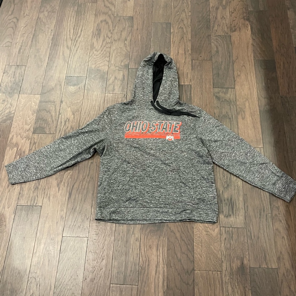 Ohio State Hoodie - Scarlet and Gray Authentic Apparal - XL